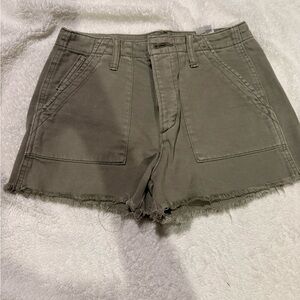 American Eagle Outfitters High Waist Green Shorts